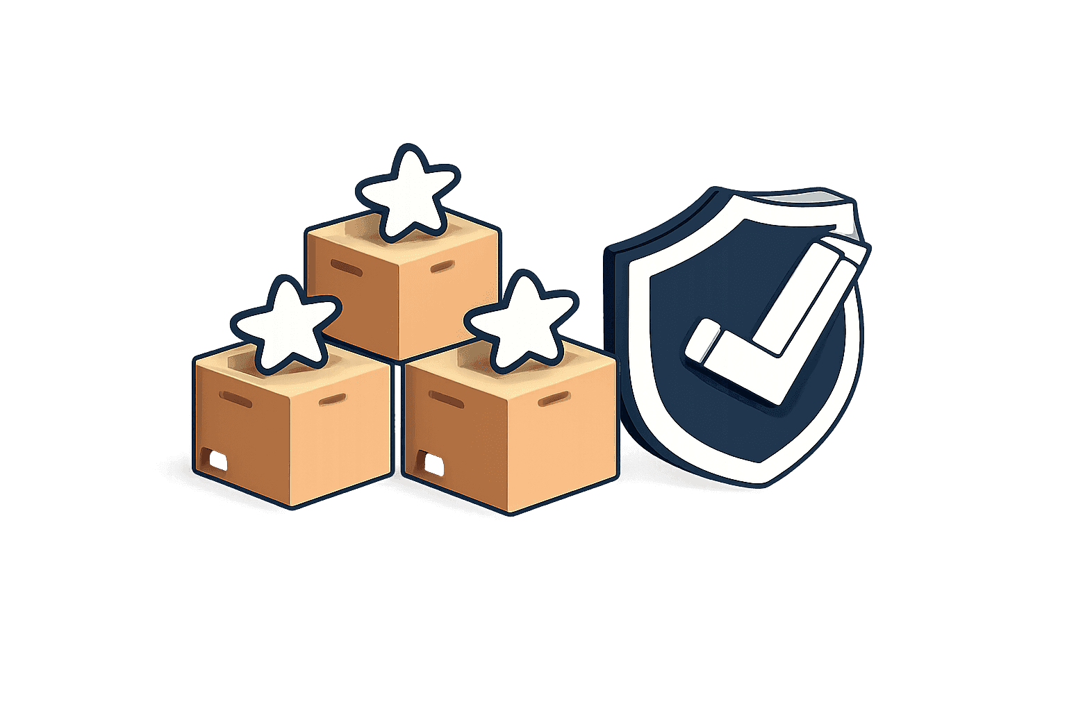 Cartons packed for sourcing